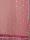 Attractive Pink Sequins Georgette Engagement Wear Lehenga Choli