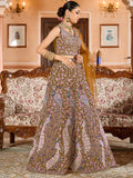 Classy Mustard Yellow Thread Work Net Evening Wear Lehenga Choli With Dupatta