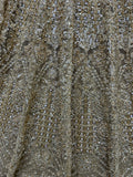Precious Golden Sequins Heavy Net Bridal Lehenga Choli With Dupatta