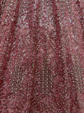 Beautiful Pink Sequins Heavy Net Engagement Wear Lehenga Choli