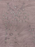 Captivating Rose Pink Bead Work Net Wedding Wear Lehenga Choli With Dupatta