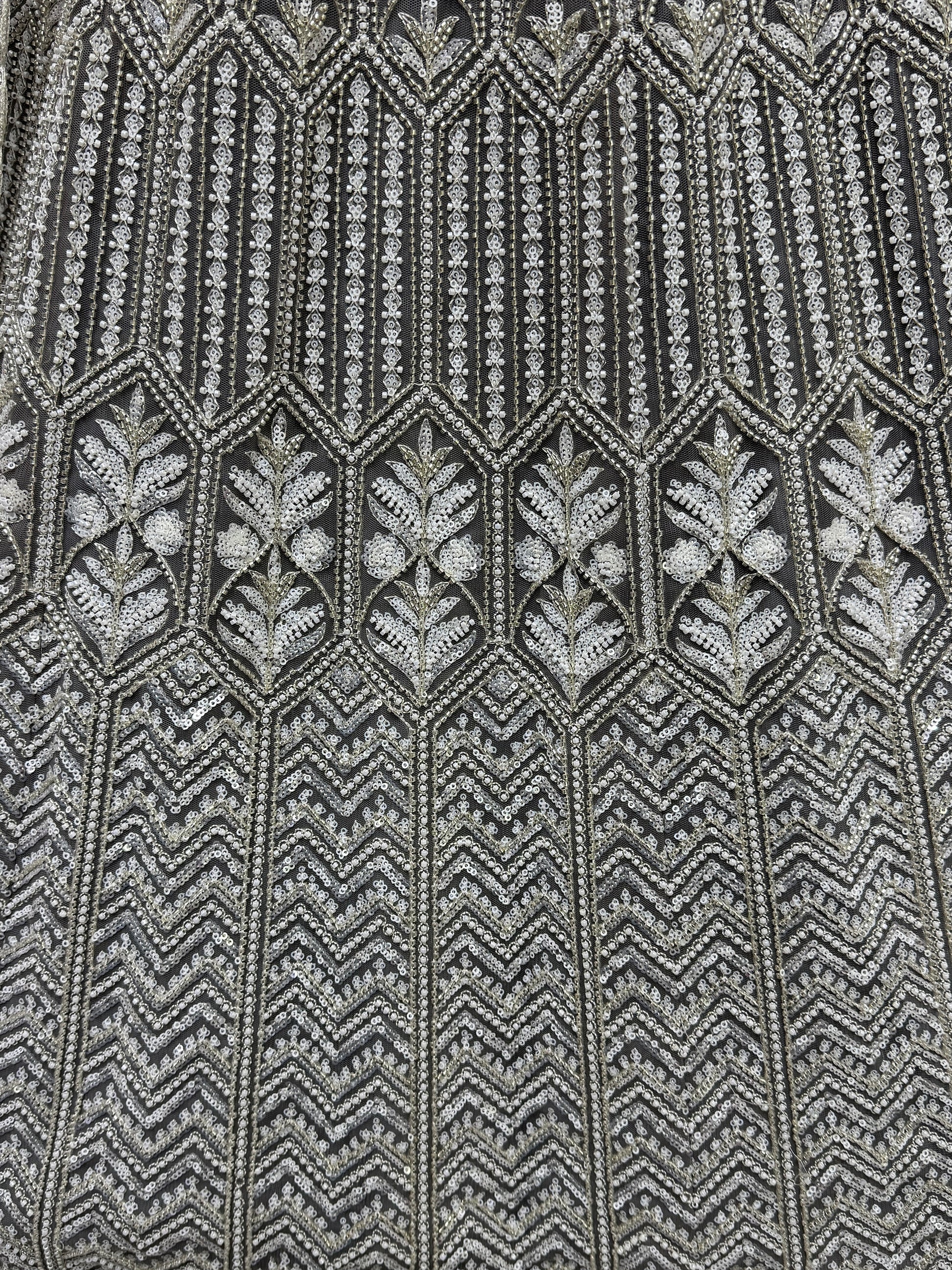 Wonderful Grey Hand Work Net Designer Lehenga Choli With Dupatta