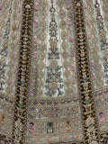 Classy Off-White Floral Embroidered Net Traditional Lehenga Choli