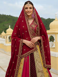 Marvelous Multi-Color Patch Work Silk Designer Lehenga Choli With Dupatta