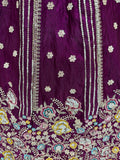 Precious Purple Sequins Organza Designer Lehenga Choli With Dupatta