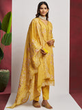 Fascinating Yellow Floral Embroidered Organza Haldi Wear Pant Suit with Heavy Dupatta