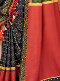 Wonderful Multi-Color Digital Printed Pashmina Saree With Shawl