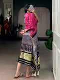Fantastic Rani Pink Gotta Patti Gaji Silk Festival Wear Kaftan