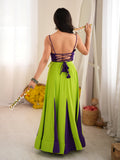 Premium Green Gota Patti Rayon Navratri Wear Lehenga Choli