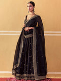 Captivating Black Sequins Work Silk Festival Wear Lehenga Choli With Dupatta