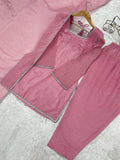 Pretty Pink Lace Work Silk Festival Wear Salwar Suit With Dupatta