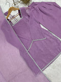 Stunning Lavender Swarovski Work Silk Event Wear Salwar Suit