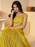 Tantalizing Yellow Sequins Silk Festival Wear Lehenga Choli With Dupatta