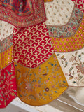 Adorable Multi-Color Thread Work Banarasi Silk Wedding Lehenga Choli