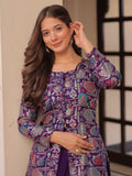 Alluring Purple Zari Weaving Vichitra Silk Festive Wear Lehenga With Jacket