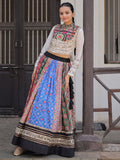 Exquisite Multi-Color Cotton Navratri Special Lehenga With Kutchi Work Blouse