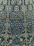 Awesome Teal Blue Sequins Net Engagement Wear Lehenga Choli