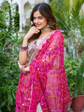 Charming Off-White Thread Work Tissue Silk Wedding Lehenga Choli