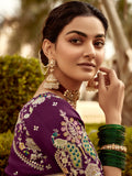 Alluring Off-White Zari Weaving Dola Silk Festive Wear Saree With Blouse