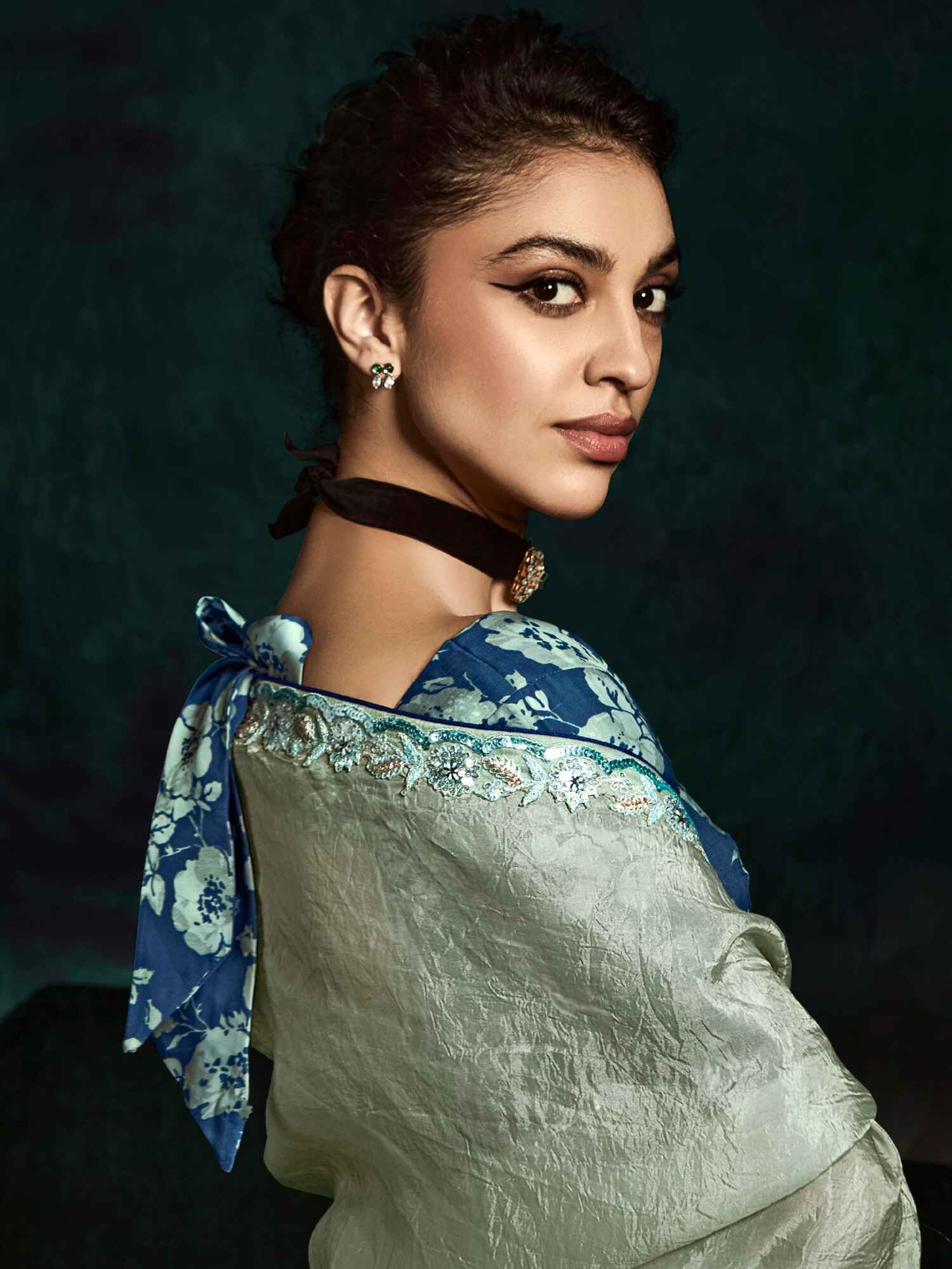 Lovable Pista Green Tissue Silk Festival Wear Saree With Blouse