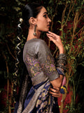 Captivating Navy Blue Zari Weaving Silk Traditional Saree With Blouse