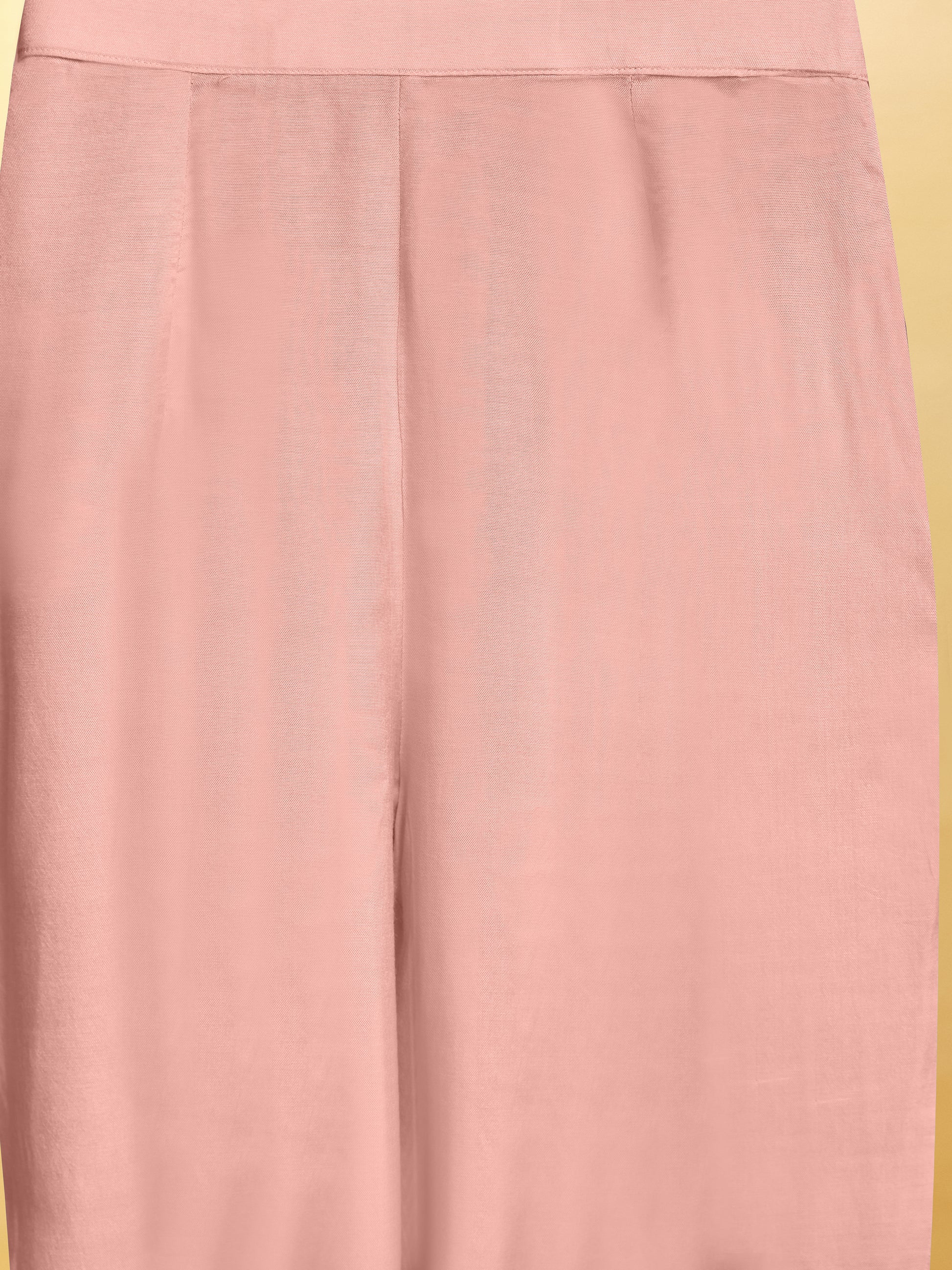 Stunning Baby Pink Sequins Georgette Festival Wear Palazzo Suit