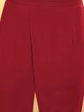 Magnetic Red Embroidered Georgette Wedding Wear Salwar Suit