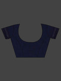 Lovable Navy Blue Sequins Georgette Party Wear Saree With Blouse