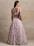 Wonderful Pink Sequins Net Party Wear Lehenga Choli With Dupatta