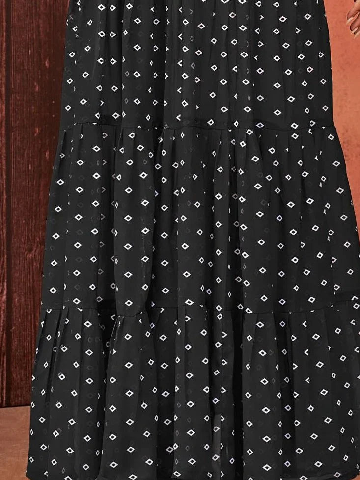 Adorable Black Gamthi Work Georgette Navratri Wear Gown - Zeel Clothing