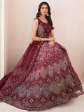 Adorable Burgundy Sequins Soft Net Wedding Wear Lehenga Choli - Zeel Clothing