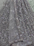 Adorable Lavender Sequins Work Net Bridesmaid Lehenga Choli With Dupatta - Zeel Clothing