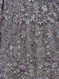 Adorable Lavender Sequins Work Net Bridesmaid Lehenga Choli With Dupatta - Zeel Clothing