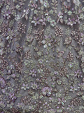Adorable Lavender Sequins Work Net Bridesmaid Lehenga Choli With Dupatta - Zeel Clothing
