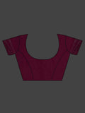 Adorable Maroon Sequins Georgette Cocktail Party Wear Saree - Zeel Clothing