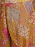 Adorable Mustard Yellow Digital Printed Muslin Silk Palazzo Suit - Zeel Clothing