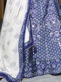 Adorable Navy Blue Printed Art Silk Event Wear Lehenga Choli - Zeel Clothing