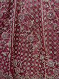 Adorable Pink Hand Work Net Bridal Wear Lehenga Choli With Dupatta - Zeel Clothing