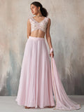 Adorable Pink Sequins Georgette Sangeet Wear Lehenga Choli - Zeel Clothing