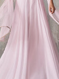 Adorable Pink Sequins Georgette Sangeet Wear Lehenga Choli - Zeel Clothing