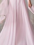 Adorable Pink Sequins Georgette Sangeet Wear Lehenga Choli - Zeel Clothing