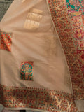 Alluring Beige Zari Weaving Silk Function Wear Saree With Blouse - Zeel Clothing