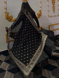 Alluring Black Georgette Party Wear Anarkali Suit With Embroidered Dupatta - Zeel Clothing