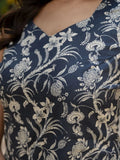 Amazing Black Printed Cotton Casual Wear Pant Suit With Dupatta