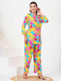 Amazing Multi-Color Digital Printed Rayon Casual Wear Co-Ord Set - Zeel Clothing