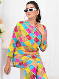 Amazing Multi-Color Digital Printed Rayon Casual Wear Co-Ord Set - Zeel Clothing