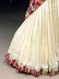 Amazing Off White Sequins Silk Festive Wear Lehenga Choli With Dupatta