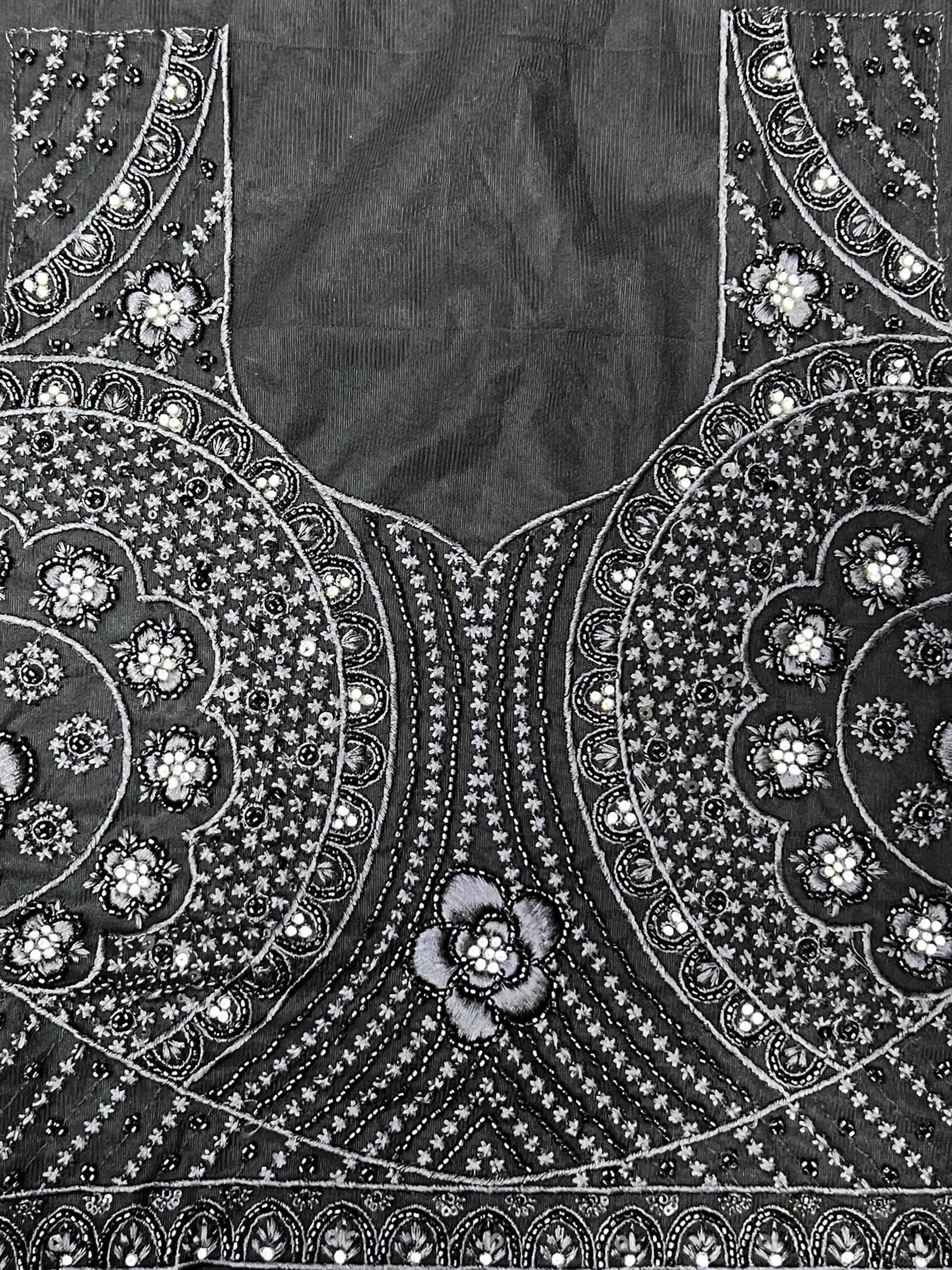 Astonishing Black Thread Work Net Reception Wear Lehenga Choli - Zeel Clothing