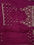 Astonishing Burgundy Thread Work Satin Bridal Lehenga Choli - Zeel Clothing