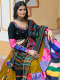 Astonishing Green Printed Rayon Navratri Lehenga Choli With Dupatta - Zeel Clothing